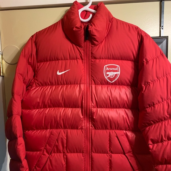 arsenal puffer jacket